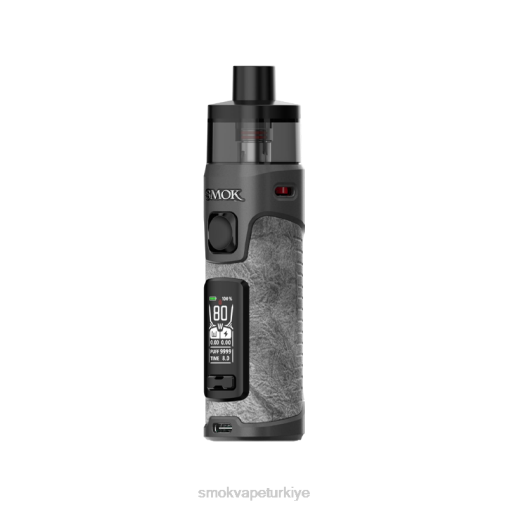 SMOK Vape Türkiye - SMOK RPM 5 profesyonel kiti gri deri 02L681
